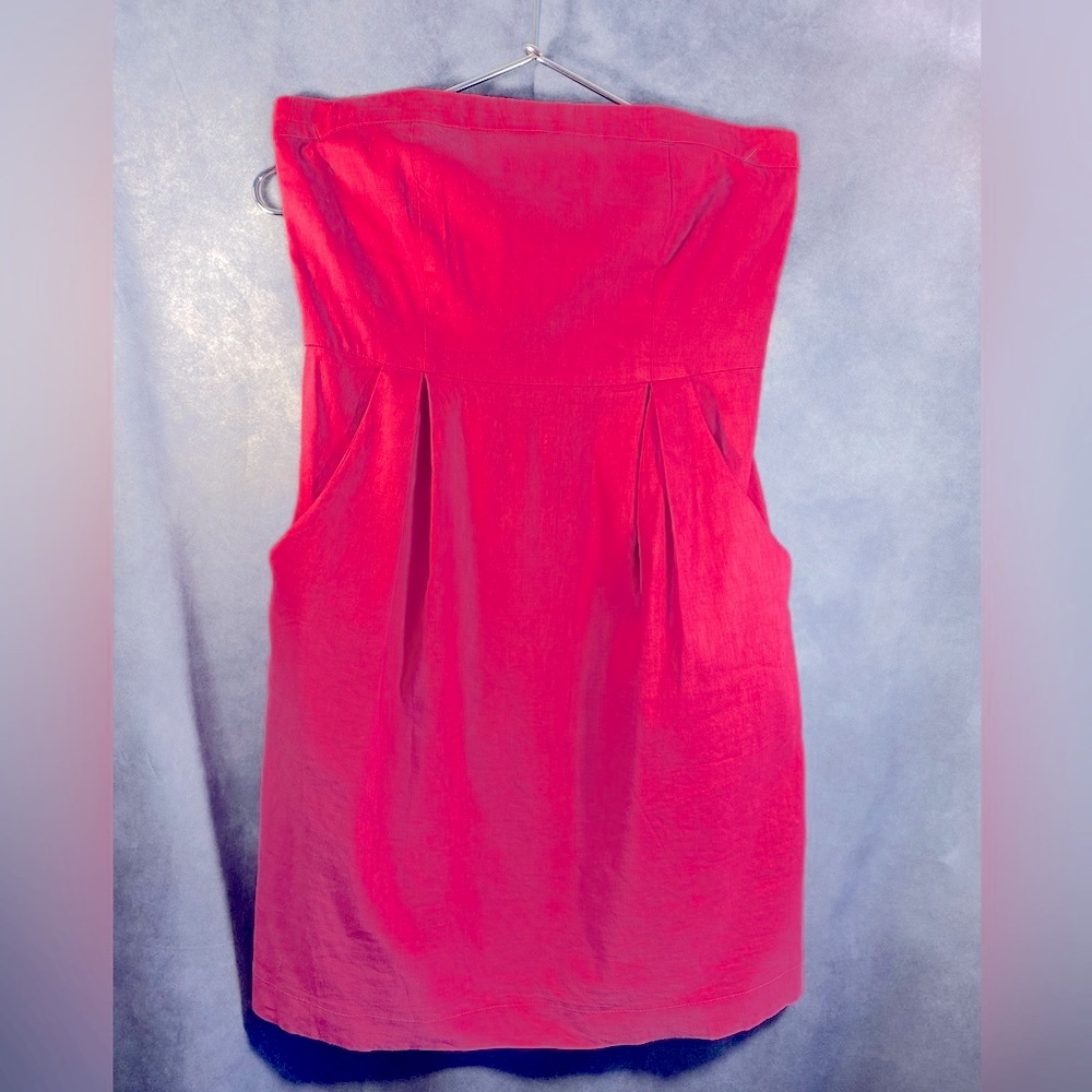 Theory strapless mini dress Pink size S